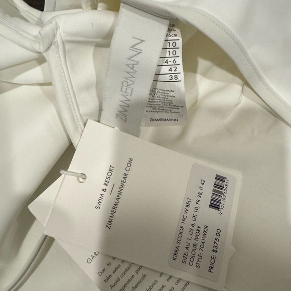 NWT Zimmermann One Piece Swimsuit - Picture 4 of 8